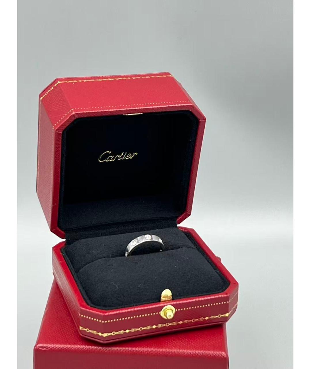 CARTIER Серебряное кольцо из белого золота, фото 2