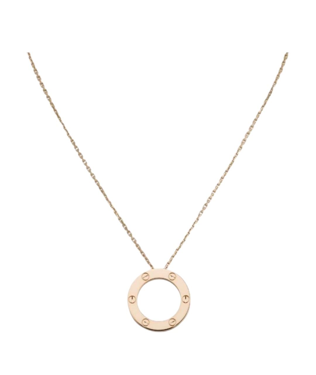 CARTIER Золотое колье из розового золота, фото 1