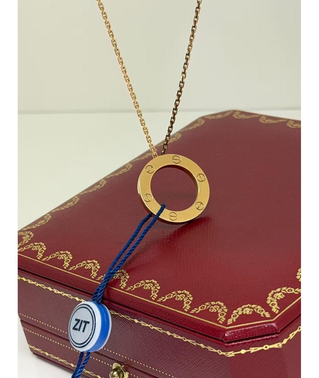 CARTIER Золотое колье из розового золота, фото 5