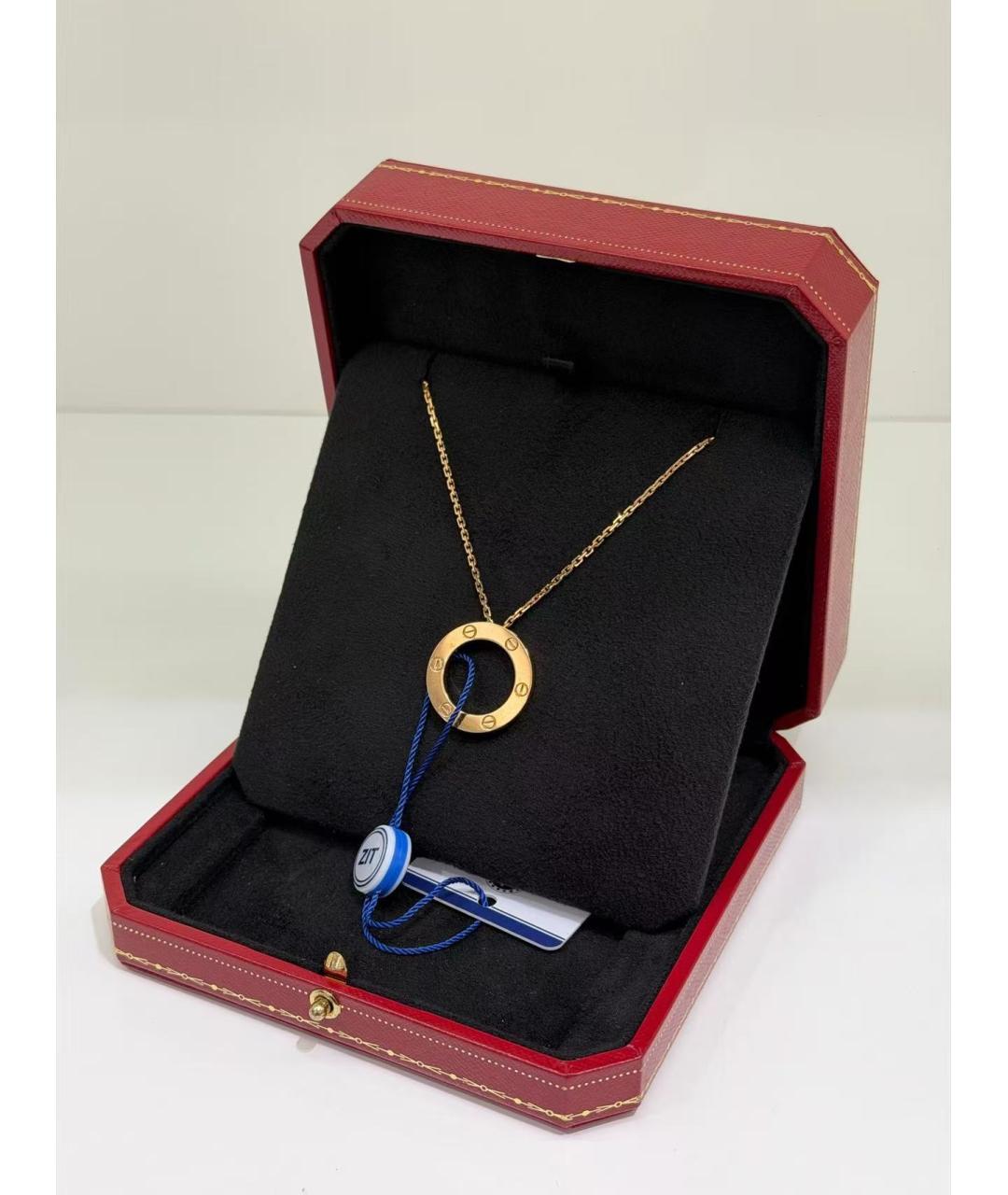 CARTIER Золотое колье из розового золота, фото 3