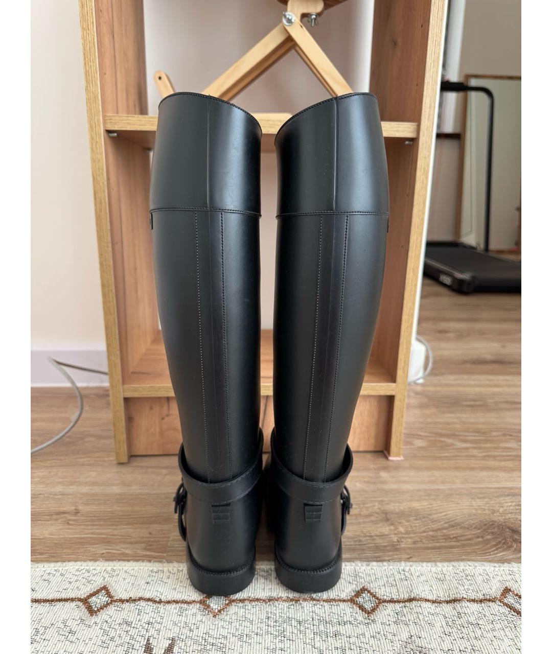 GIVENCHY Черные резиновые сапоги, фото 4