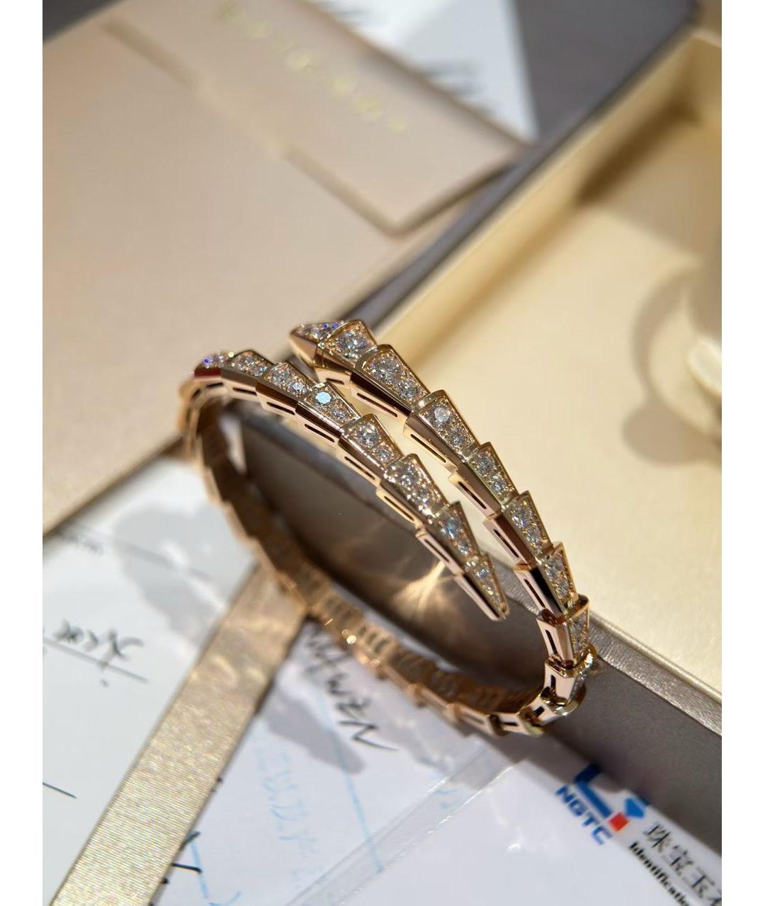 BVLGARI Золотой браслет из розового золота, фото 2