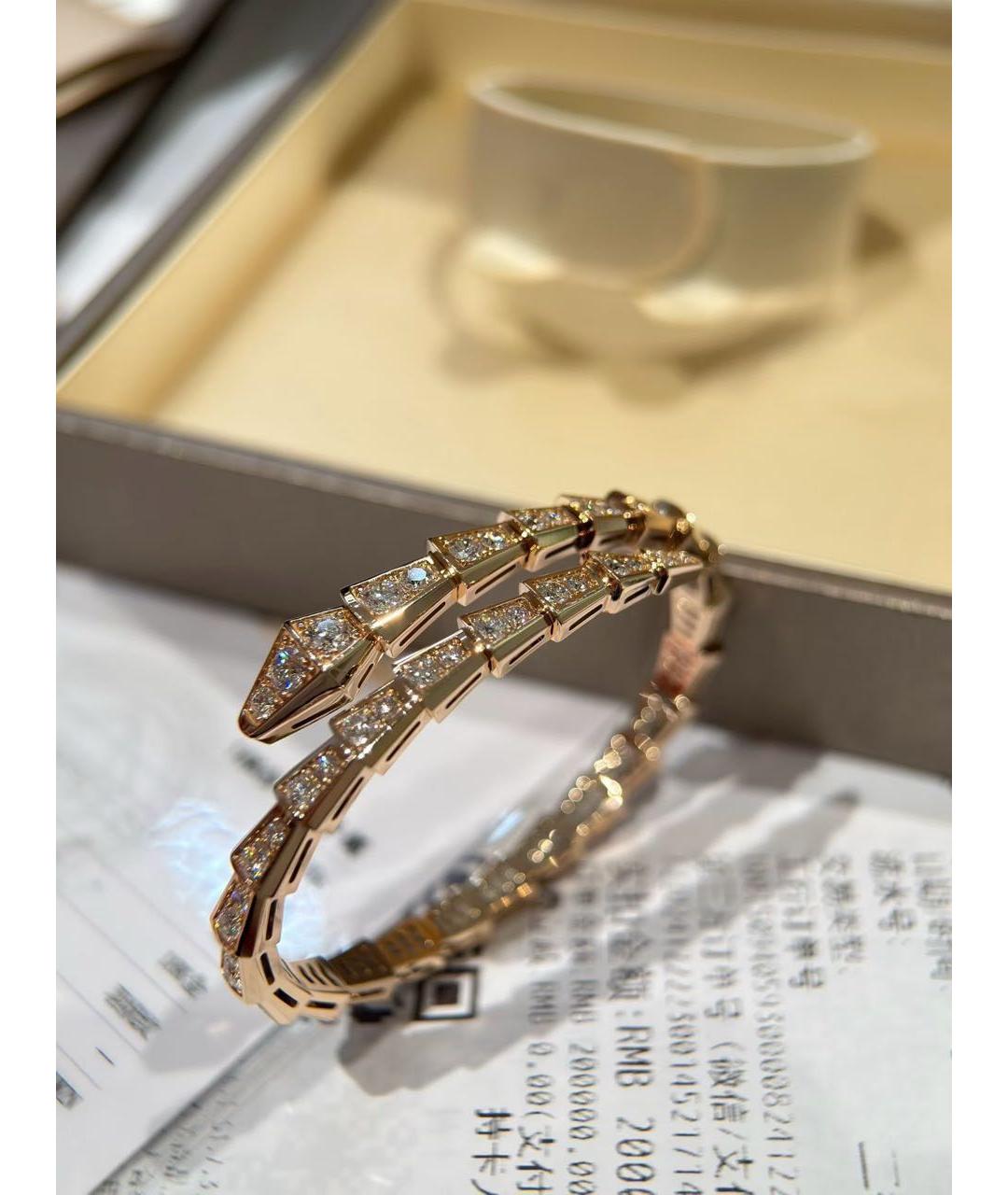 BVLGARI Золотой браслет из розового золота, фото 4