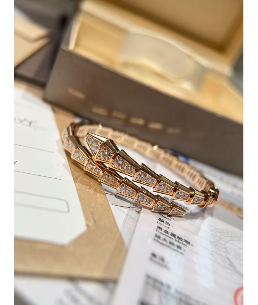 BVLGARI Золотой браслет из розового золота, фото 8