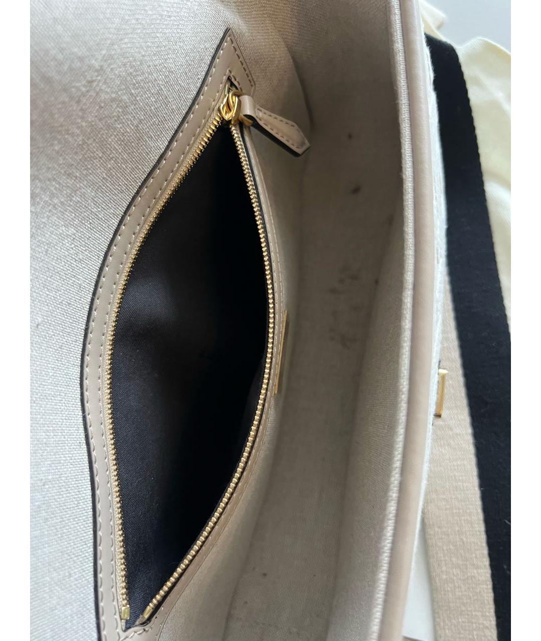 FENDI Бежевая сумка через плечо, фото 6