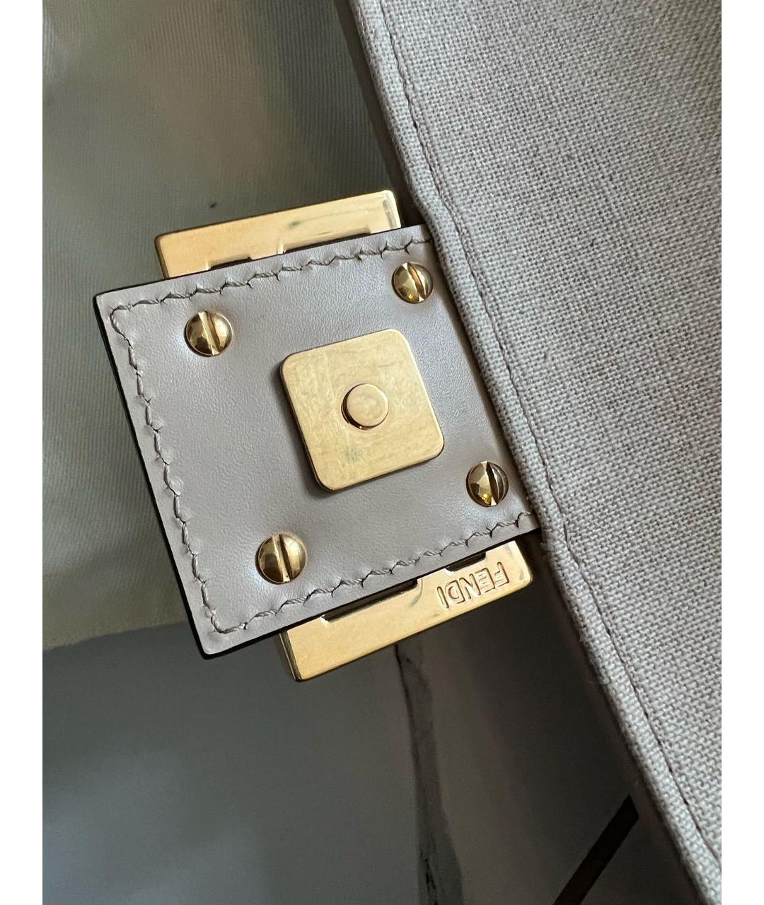 FENDI Бежевая сумка через плечо, фото 2