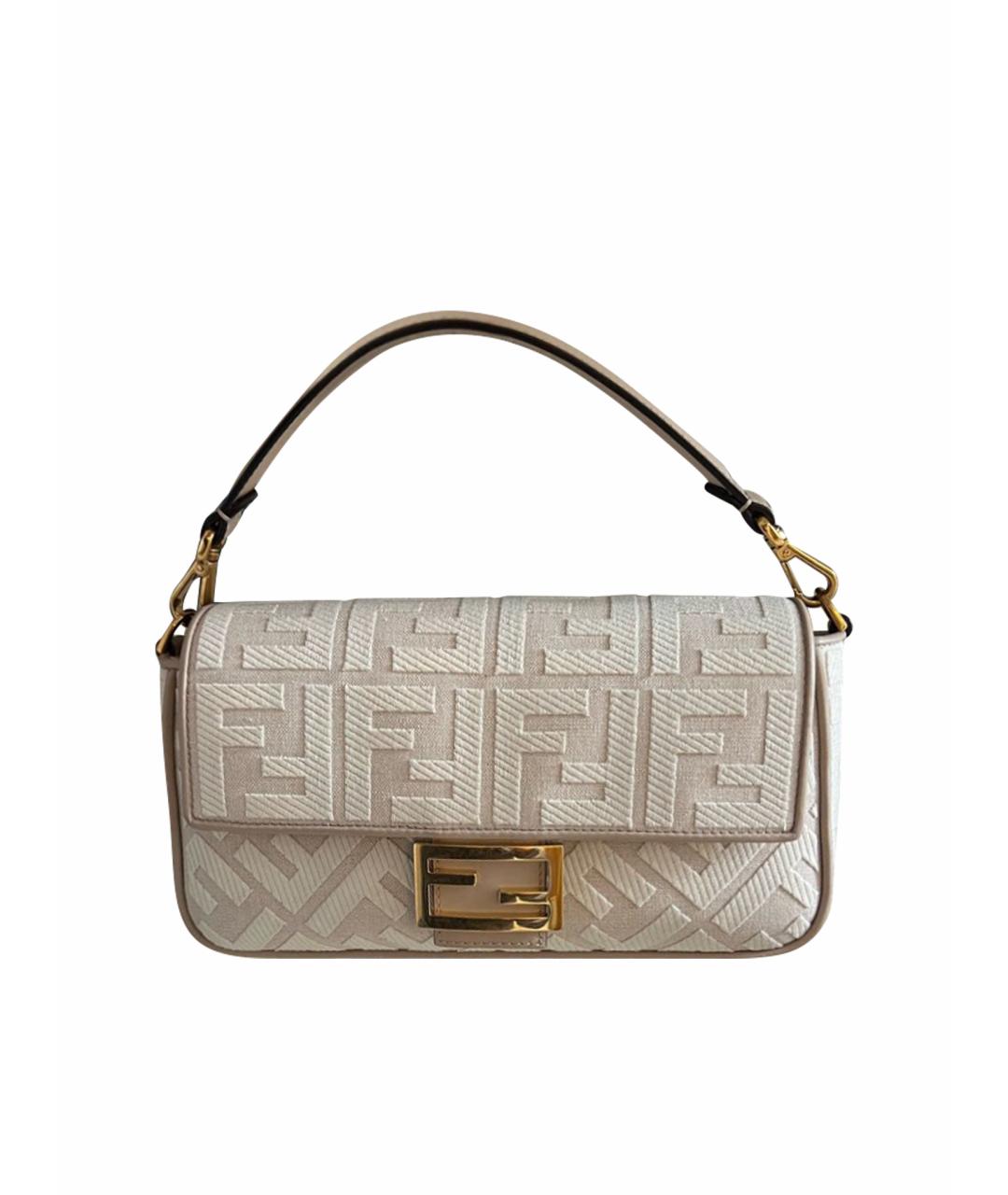 FENDI Бежевая сумка через плечо, фото 1