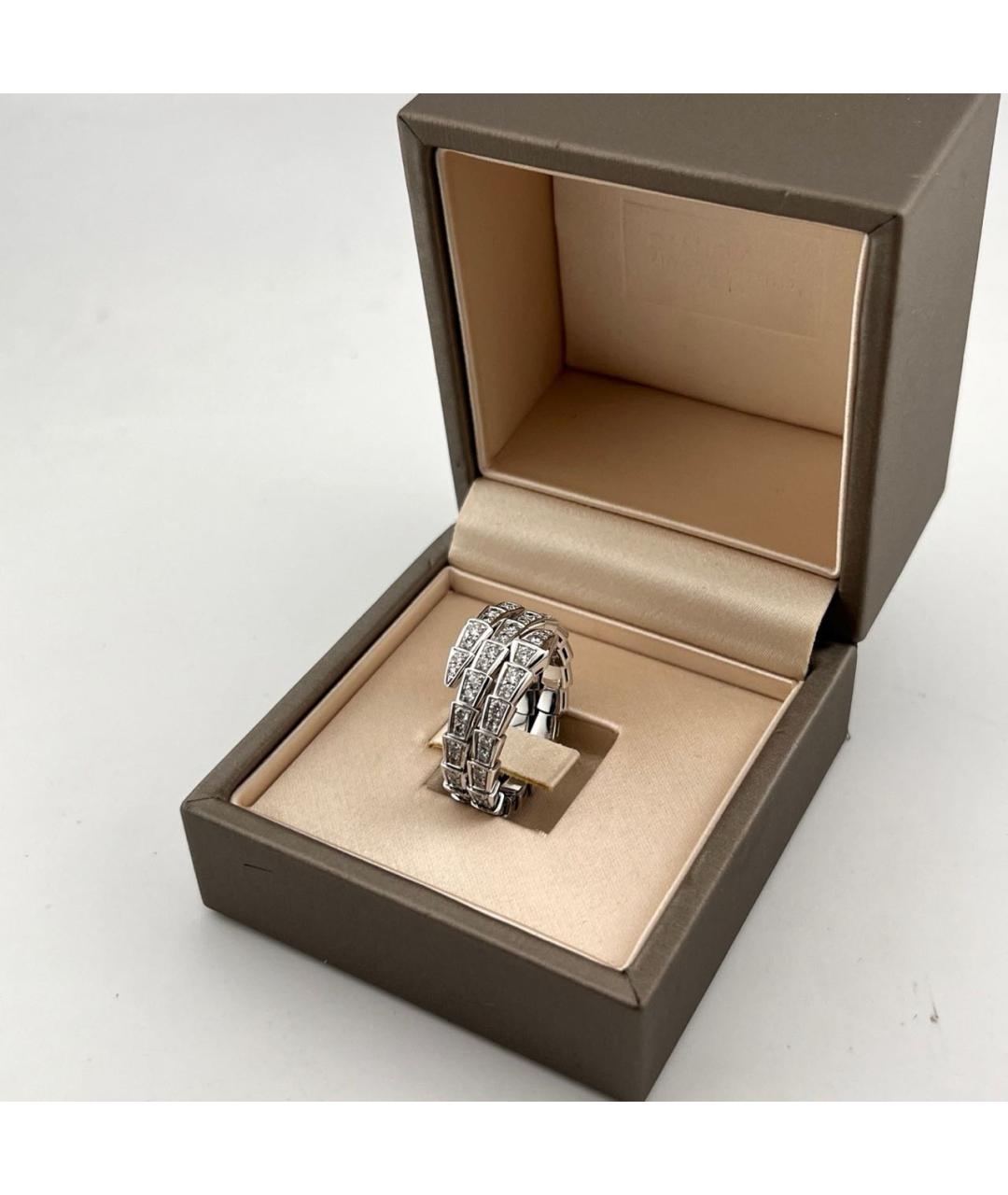 BVLGARI Серебряное кольцо из белого золота, фото 3