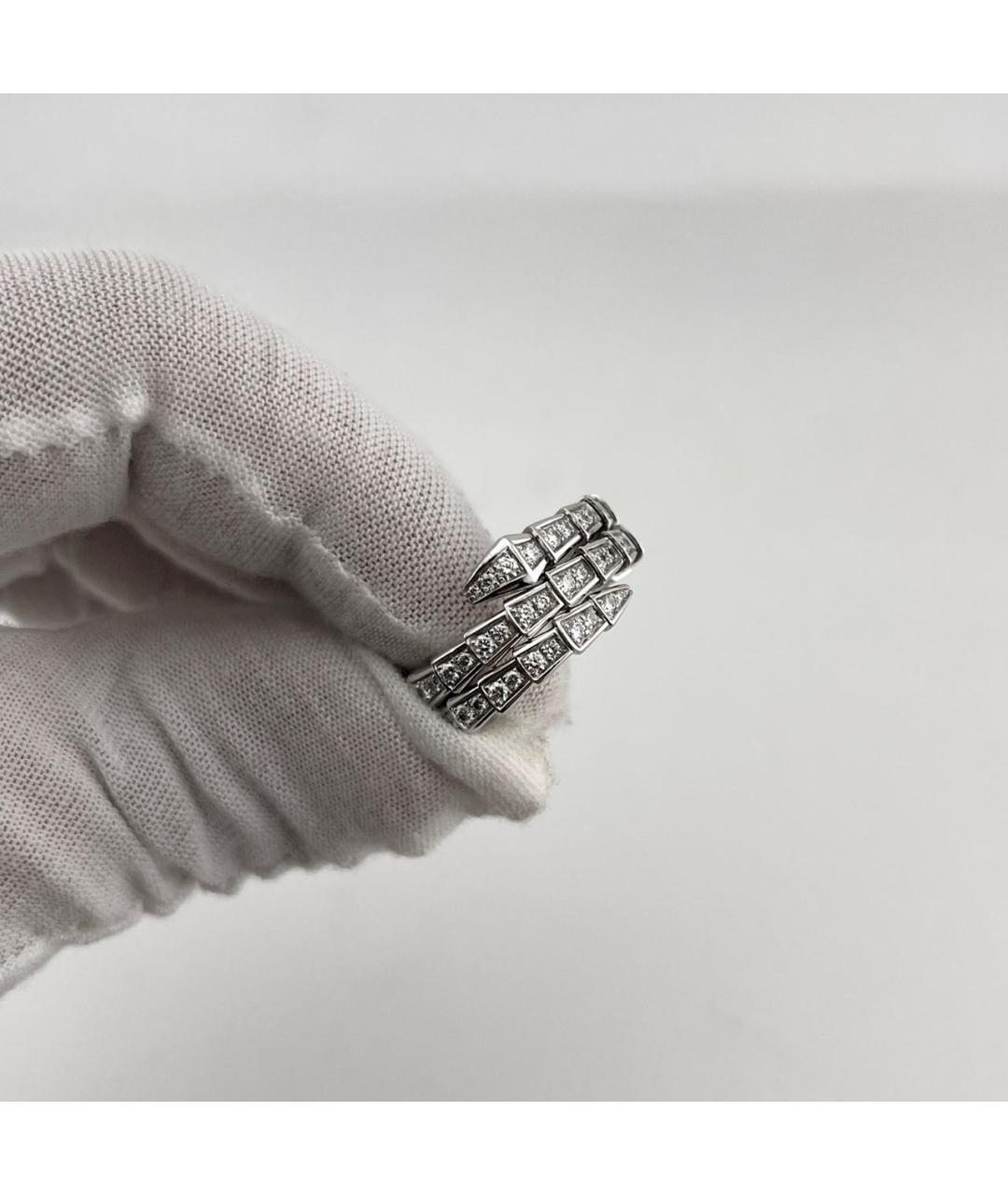BVLGARI Серебряное кольцо из белого золота, фото 6