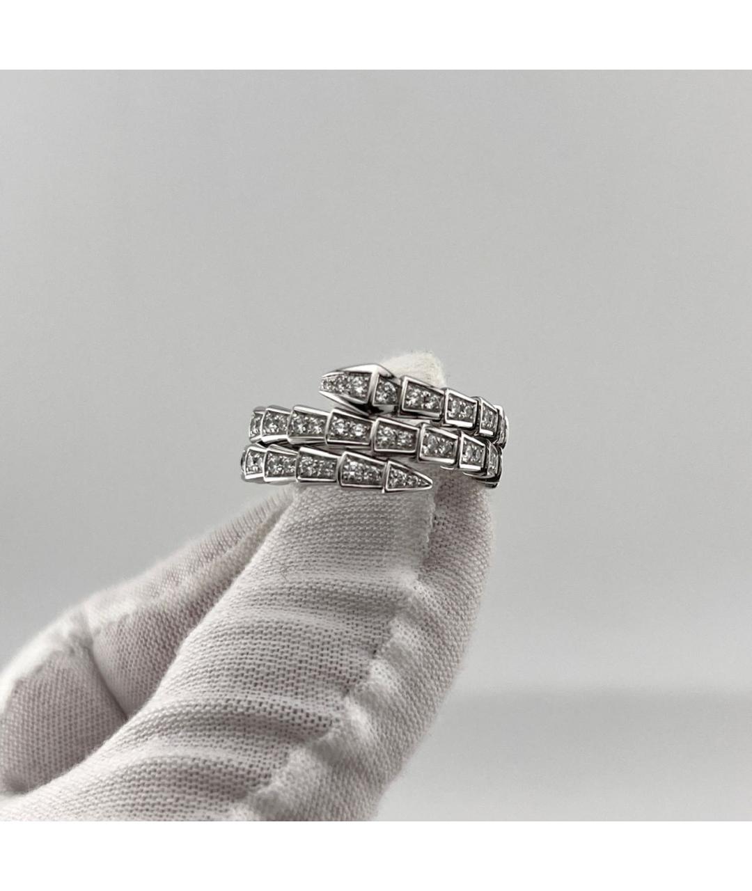 BVLGARI Серебряное кольцо из белого золота, фото 5