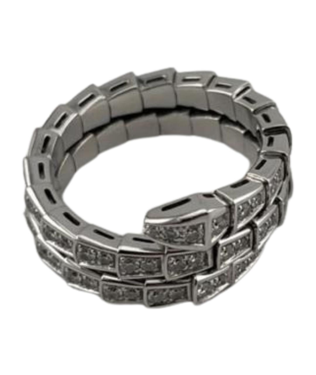 BVLGARI Серебряное кольцо из белого золота, фото 1