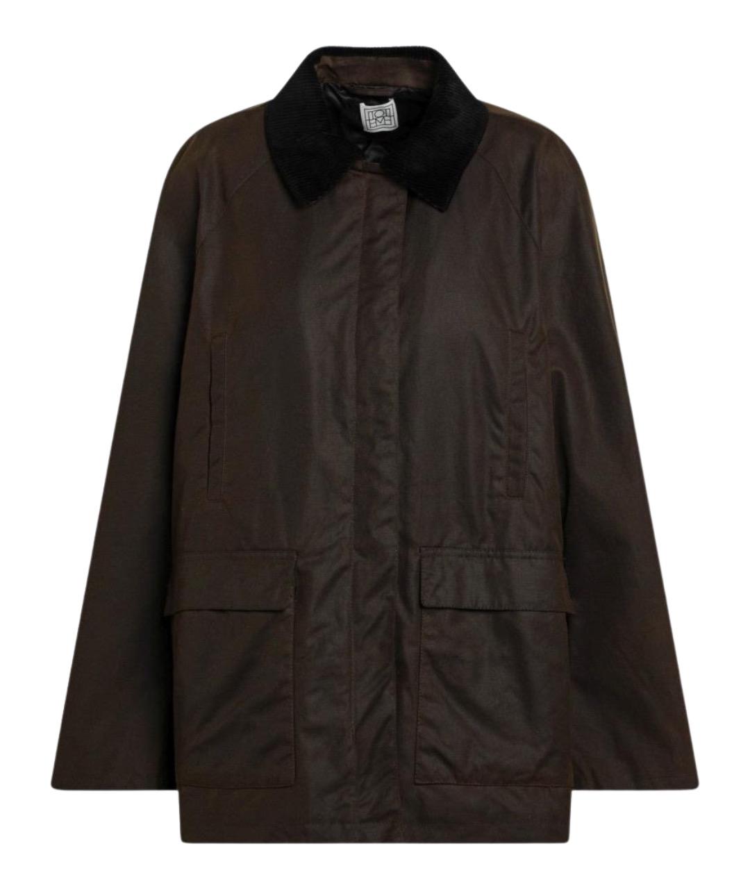 TOTEME Коричневая хлопковая куртка, фото 1