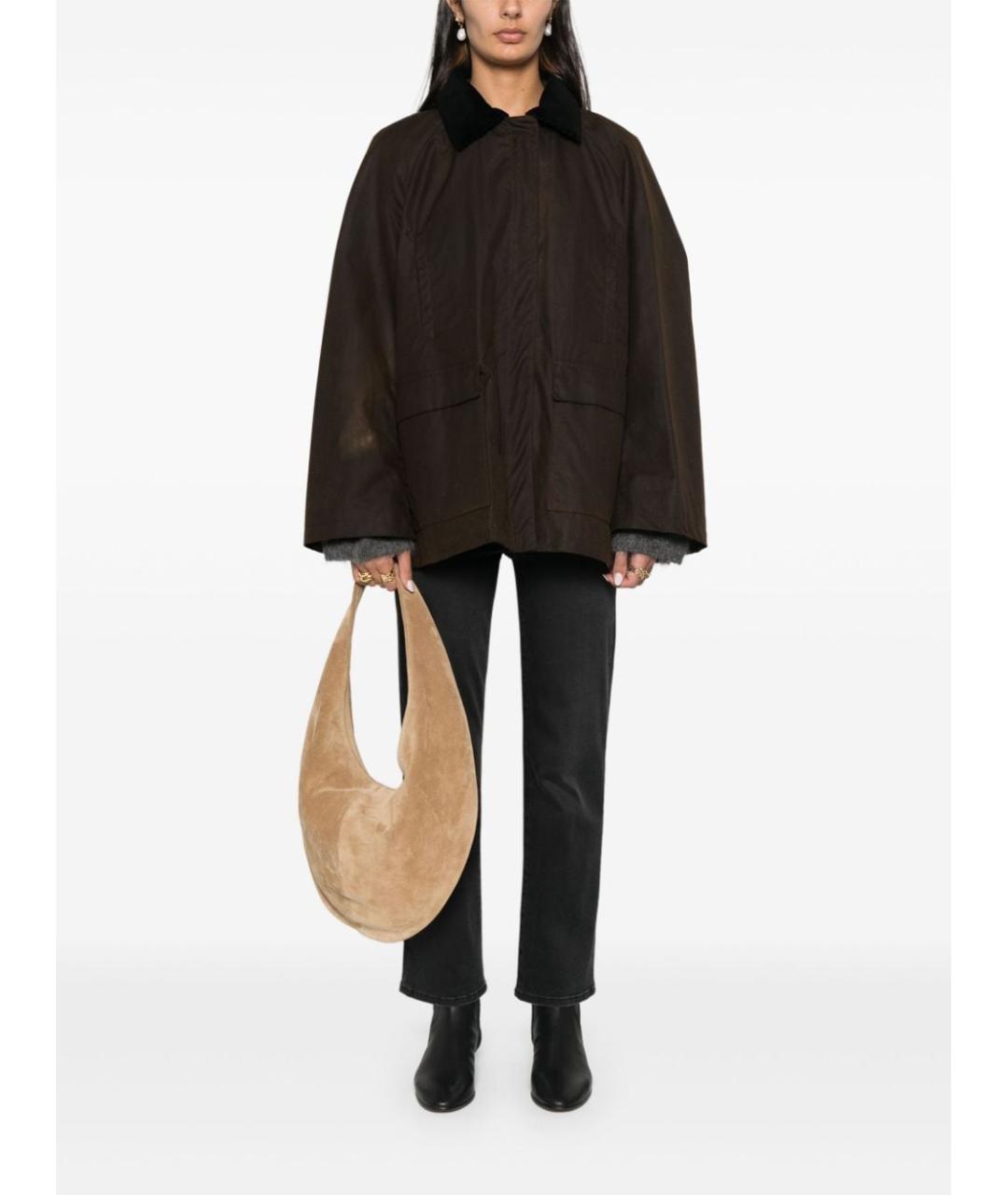 TOTEME Коричневая хлопковая куртка, фото 4