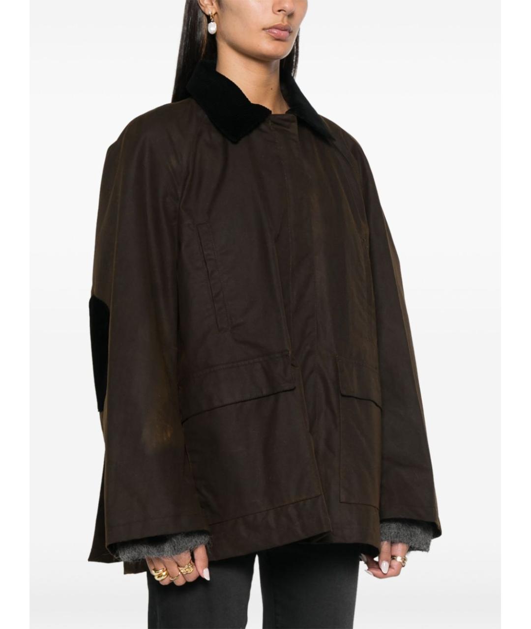 TOTEME Коричневая хлопковая куртка, фото 3