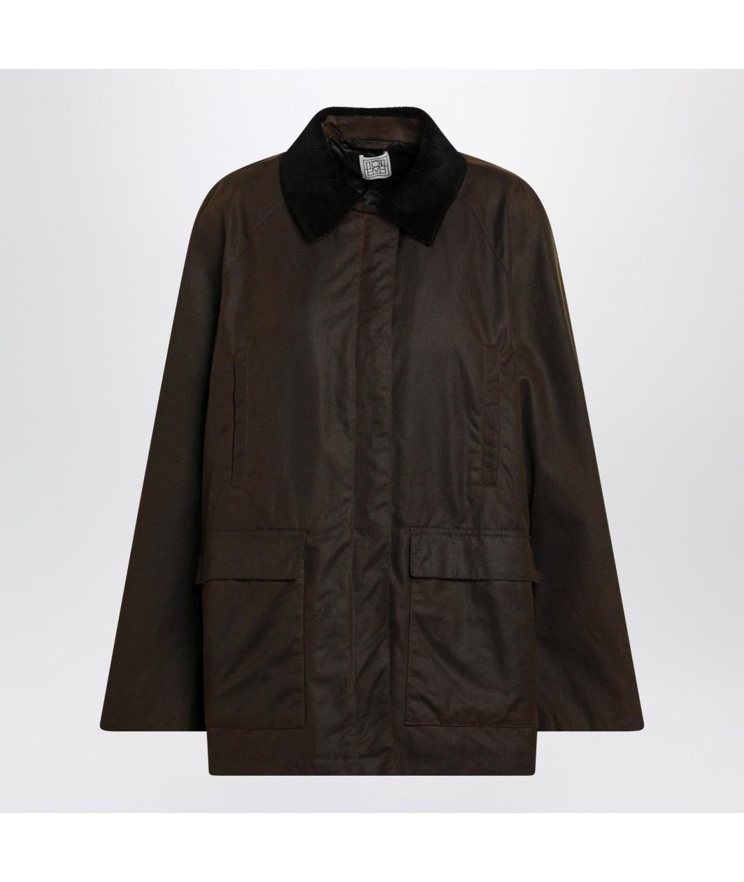 TOTEME Коричневая хлопковая куртка, фото 6