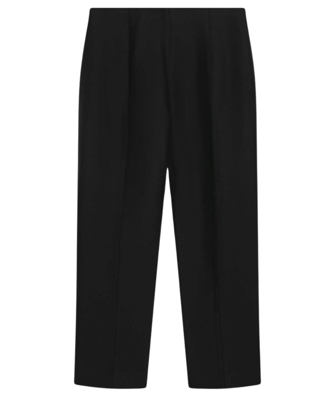 TOTEME Черные шерстяные прямые брюки, фото 1