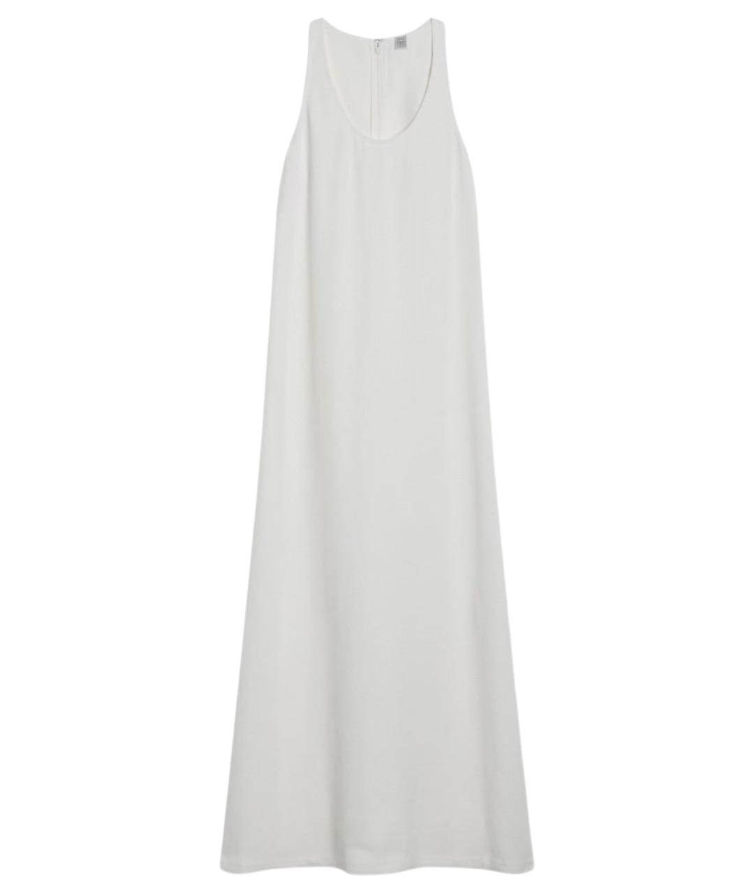 TOTEME Белое вискозное повседневное платье, фото 1