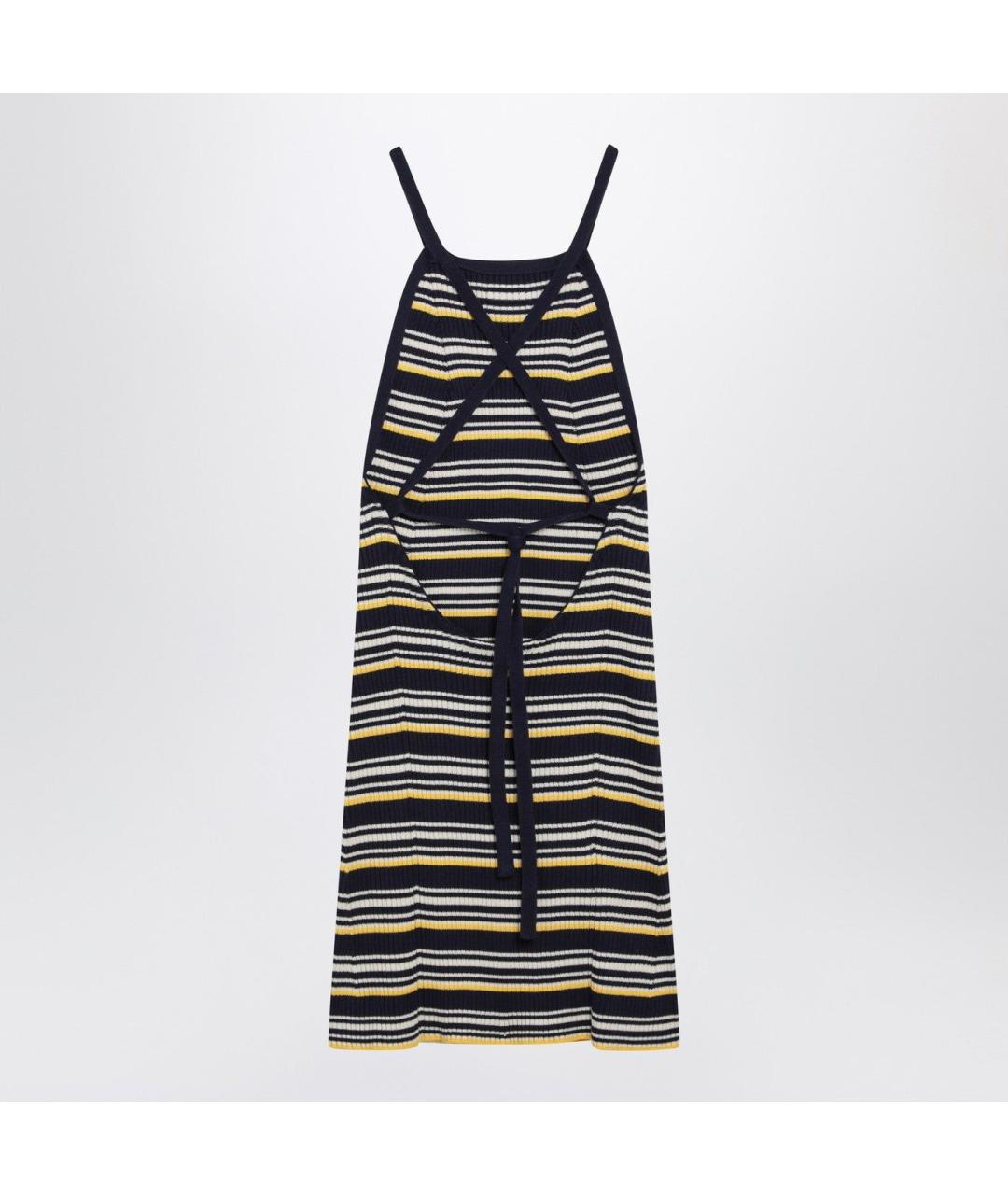 MIU MIU Черное хлопковое повседневное платье, фото 2