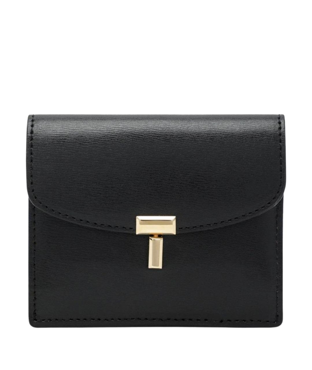 TOTEME Черный кожаный кардхолдер, фото 1