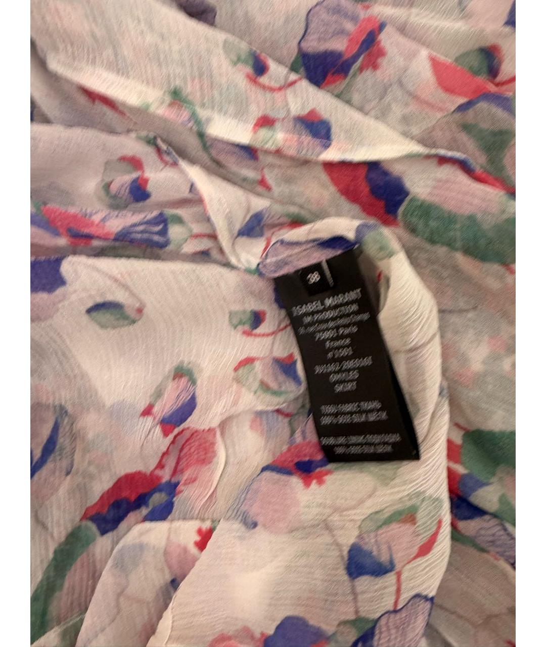 ISABEL MARANT Мульти шелковая юбка миди, фото 6