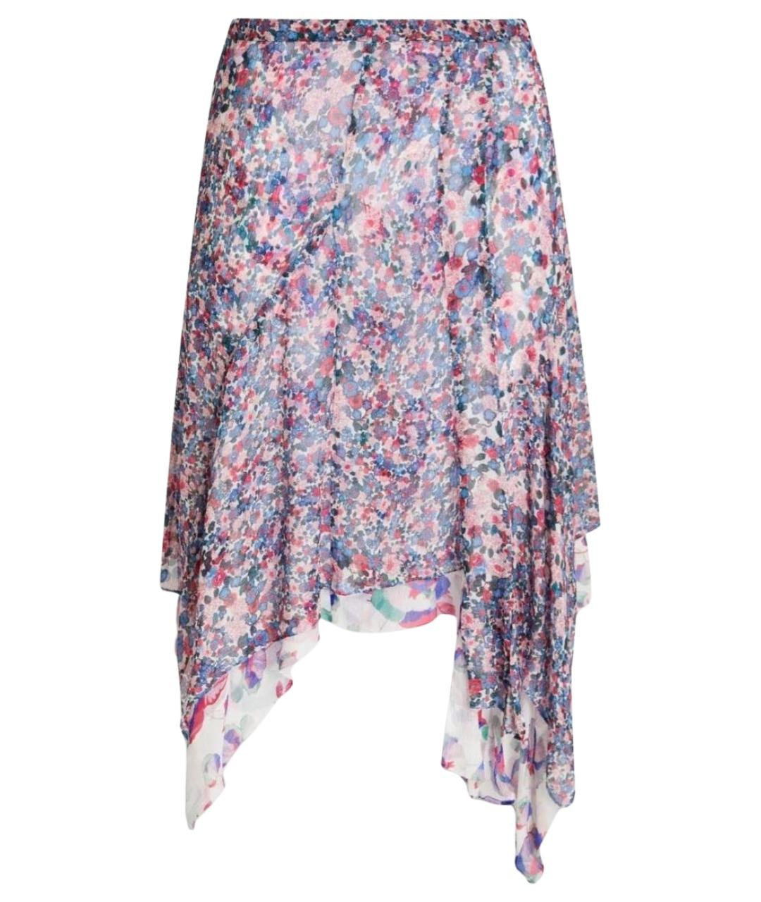 ISABEL MARANT Мульти шелковая юбка миди, фото 1