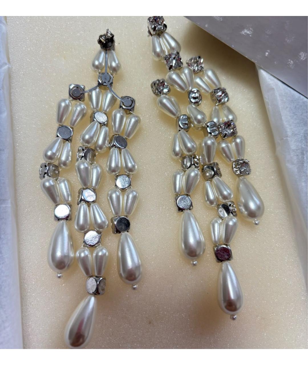 SIMONE ROCHA Белые серьги, фото 3