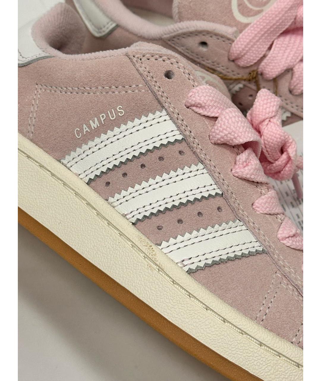 ADIDAS Розовые замшевые кеды, фото 7