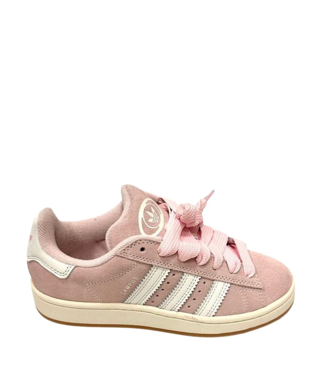 ADIDAS Розовые замшевые кеды, фото 1