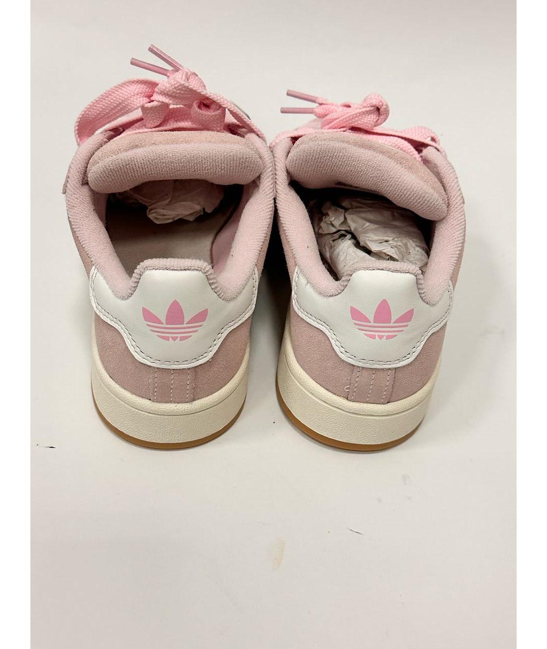ADIDAS Розовые замшевые кеды, фото 6