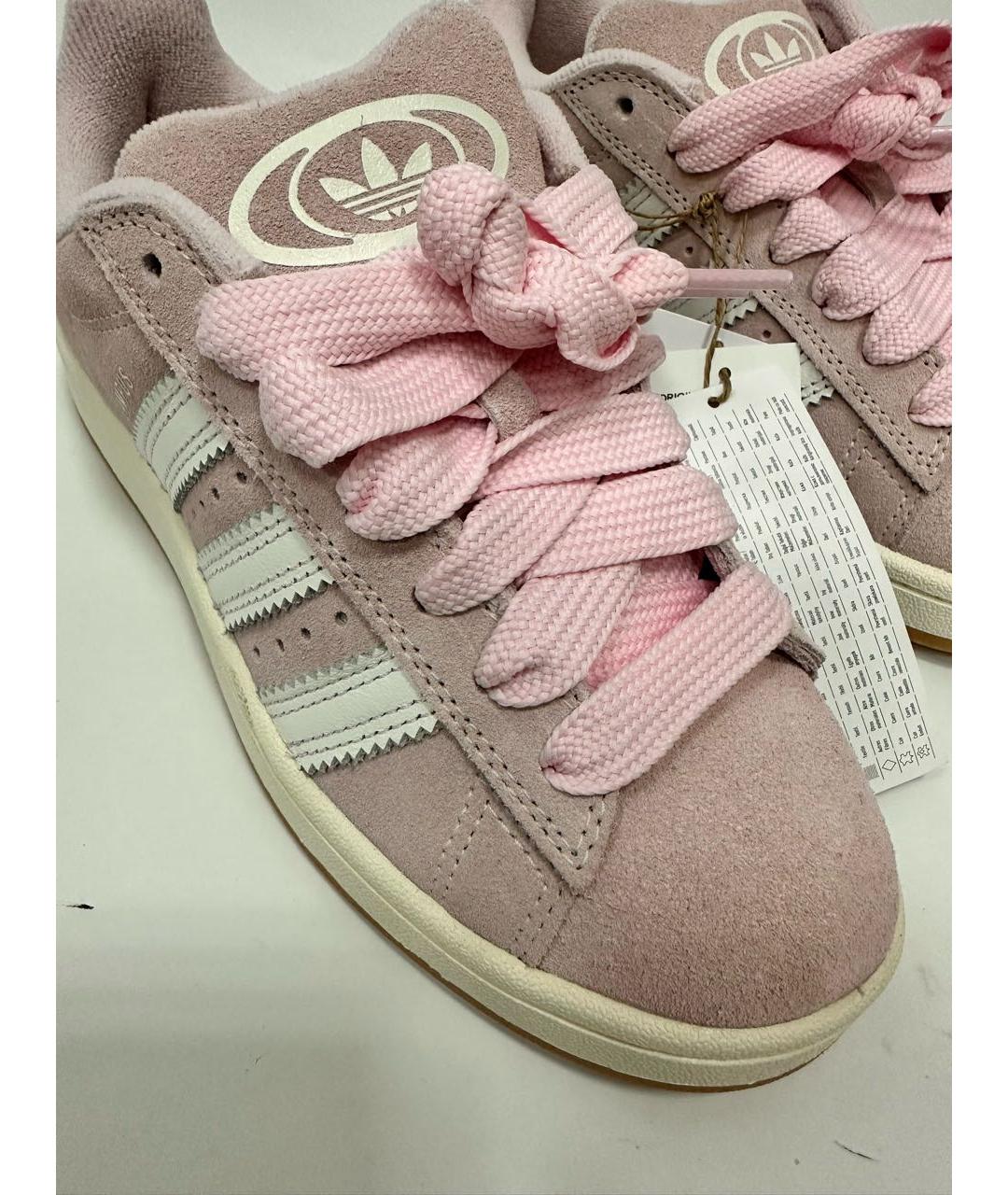 ADIDAS Розовые замшевые кеды, фото 9