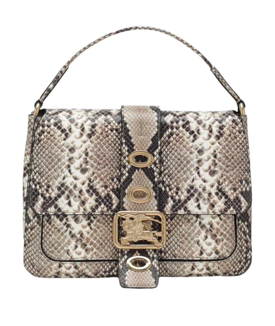 BURBERRY Мульти кожаная сумка с короткими ручками, фото 1