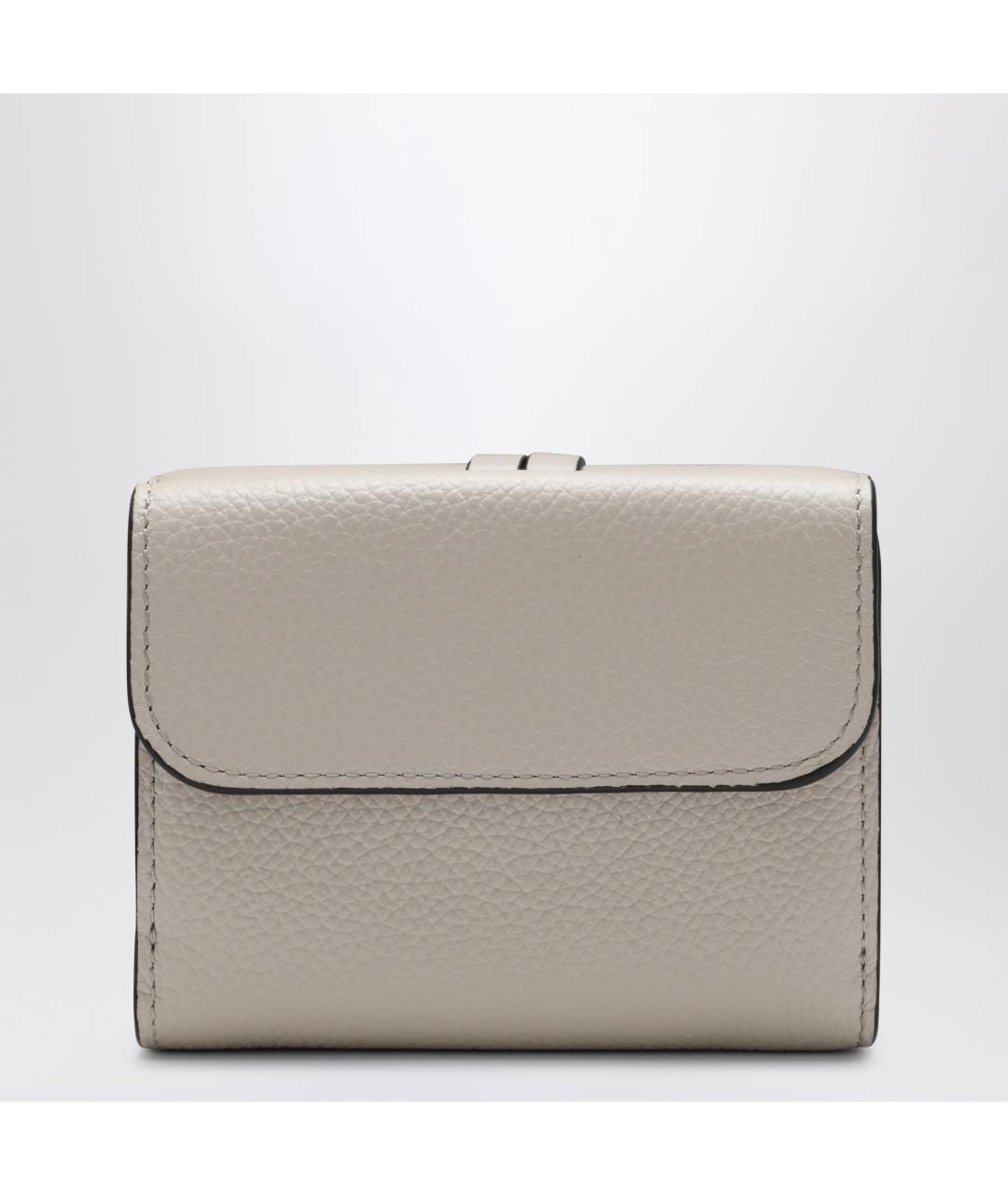 CHLOE Серый кожаный кошелек, фото 2