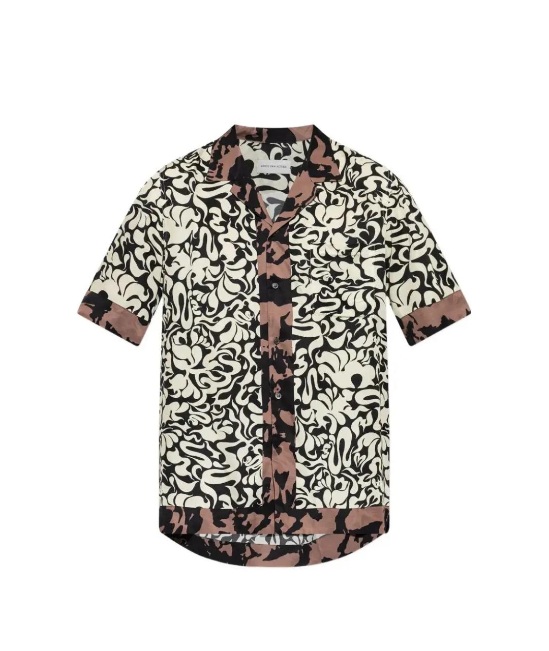 DRIES VAN NOTEN Черная хлопковая кэжуал рубашка, фото 1