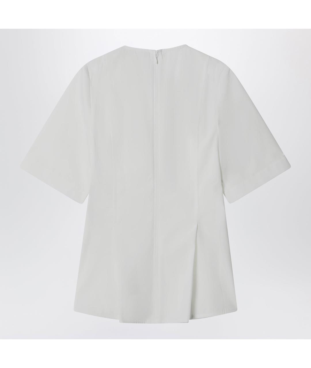 TOTEME Белая хлопковая футболка, фото 2