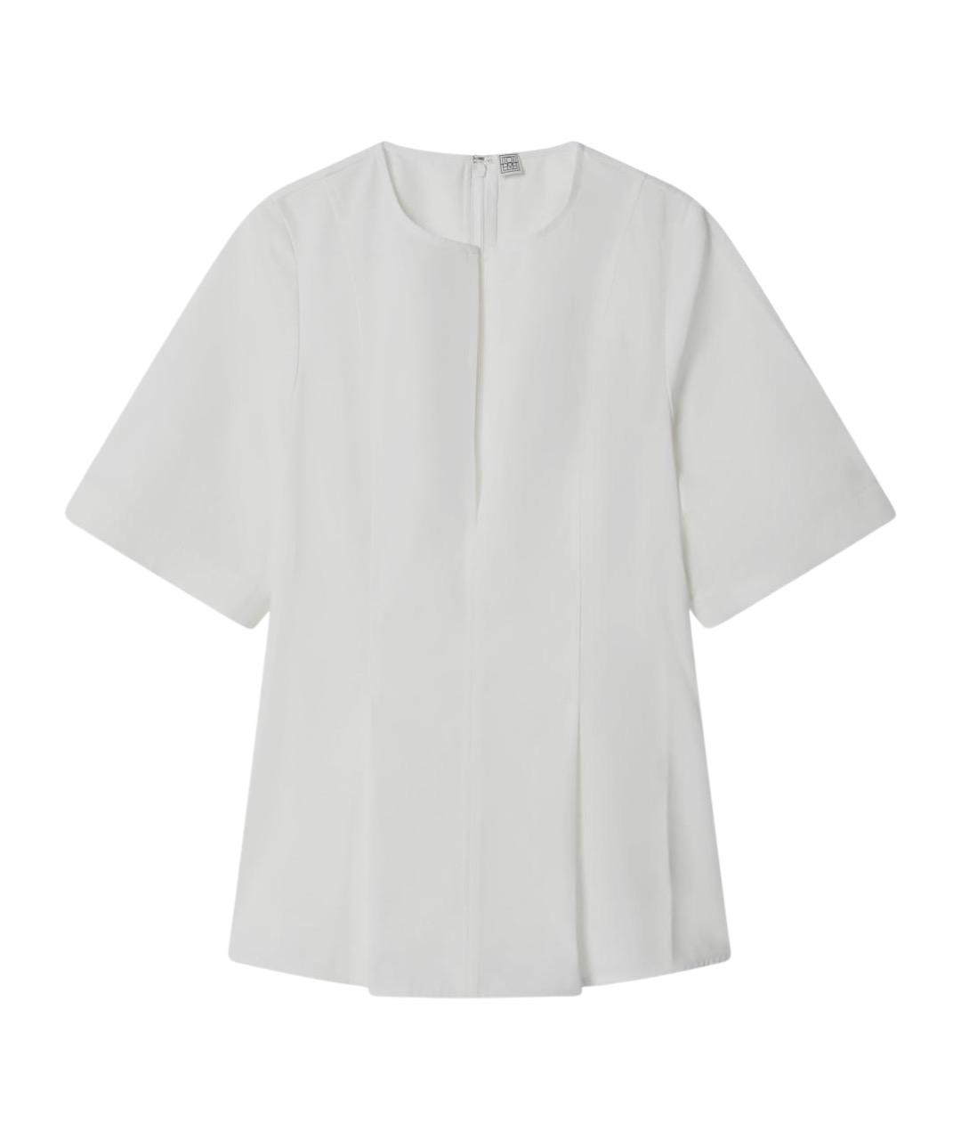 TOTEME Белая хлопковая футболка, фото 1