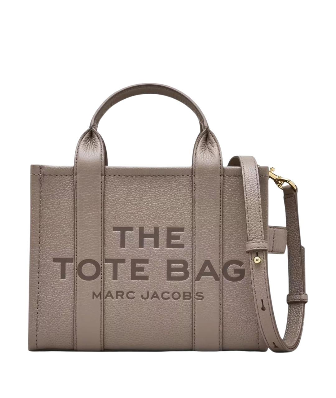 MARC JACOBS Серая кожаная сумка тоут, фото 1