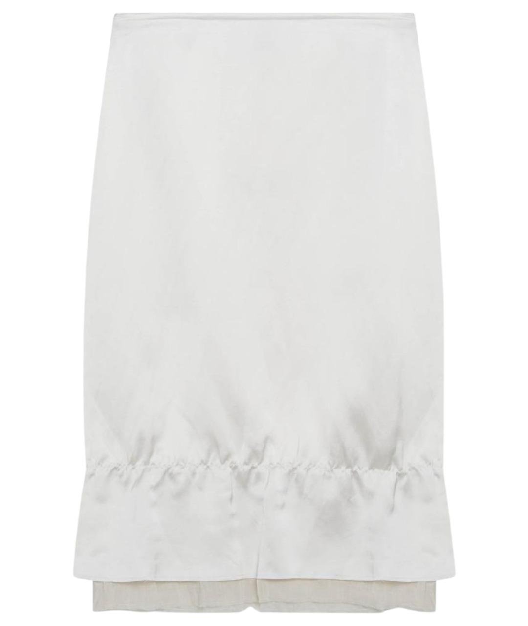TOTEME Белая юбка миди, фото 1