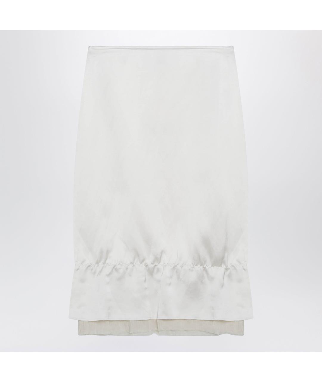 TOTEME Белая юбка миди, фото 3