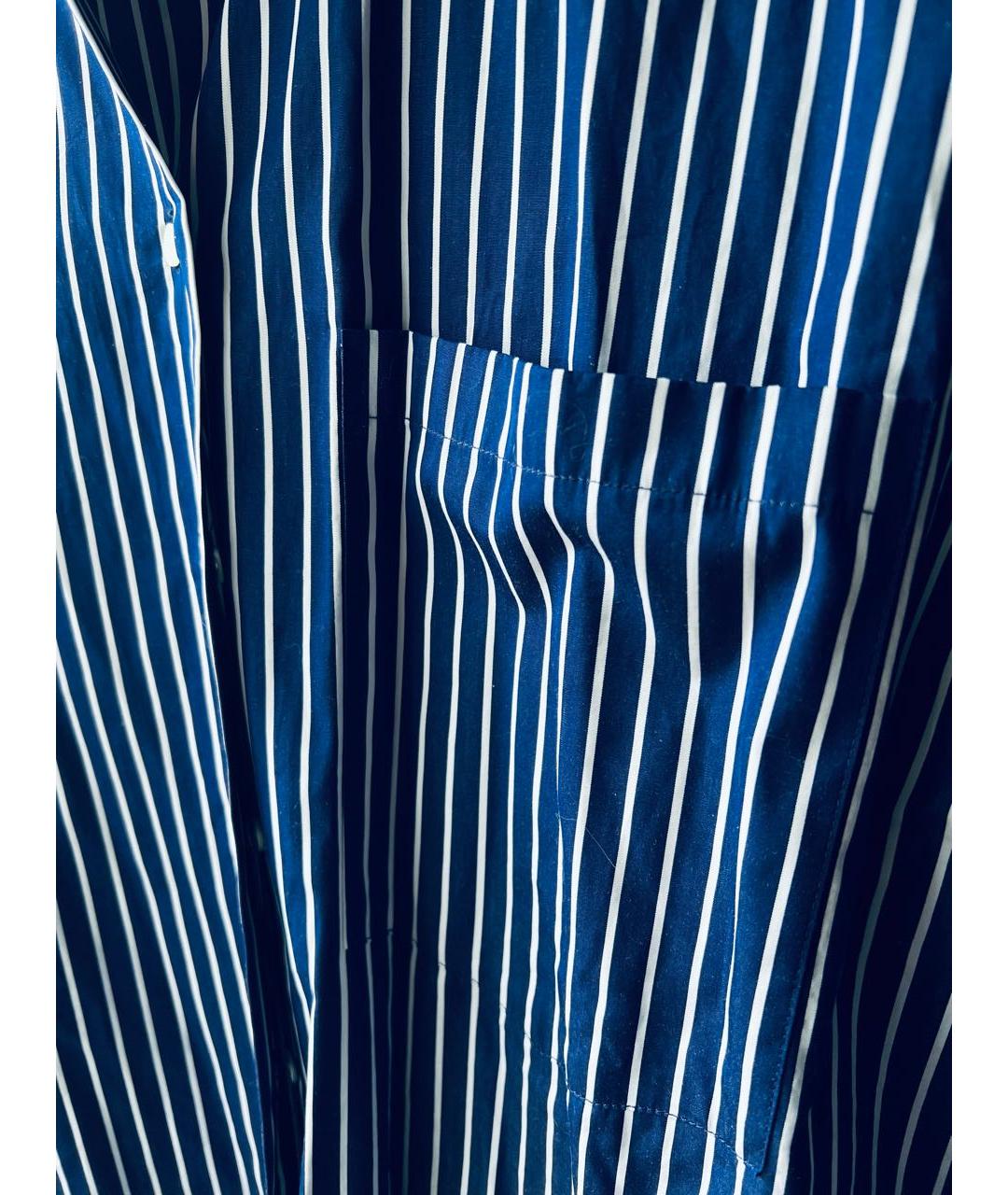 IRO Темно-синяя хлопковая рубашка, фото 5