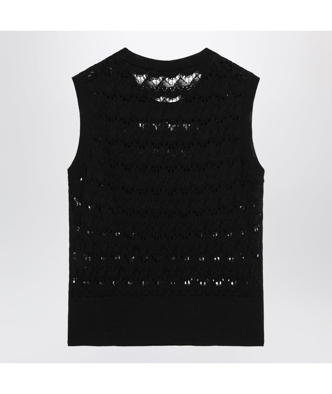 DOLCE&GABBANA Черная хлопковая футболка, фото 2