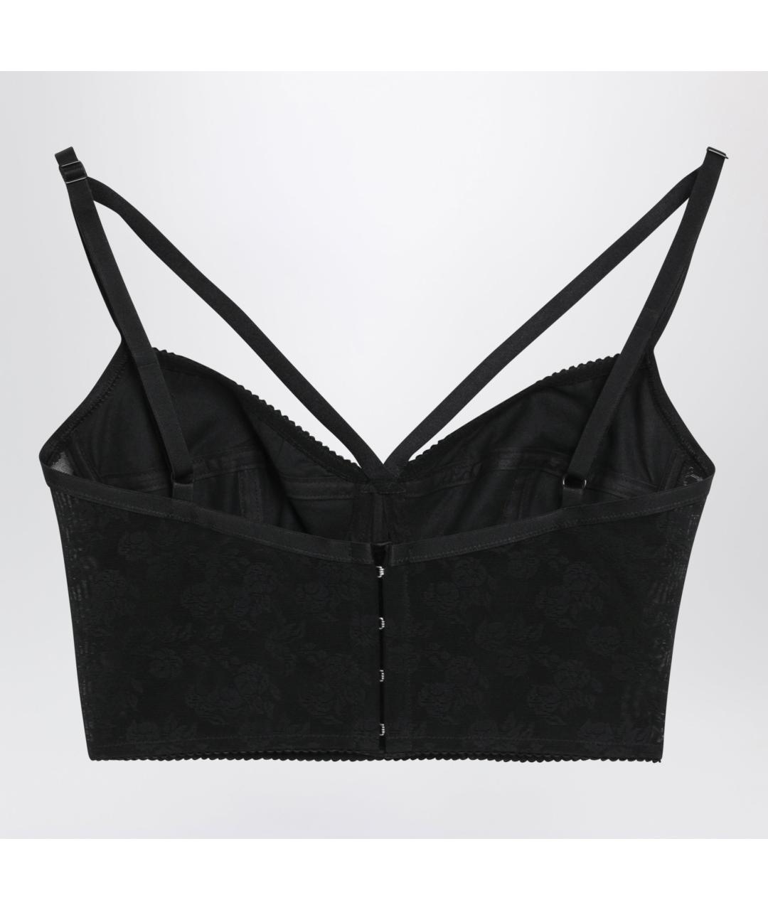 DOLCE&GABBANA Черная полиамидовая майка, фото 2