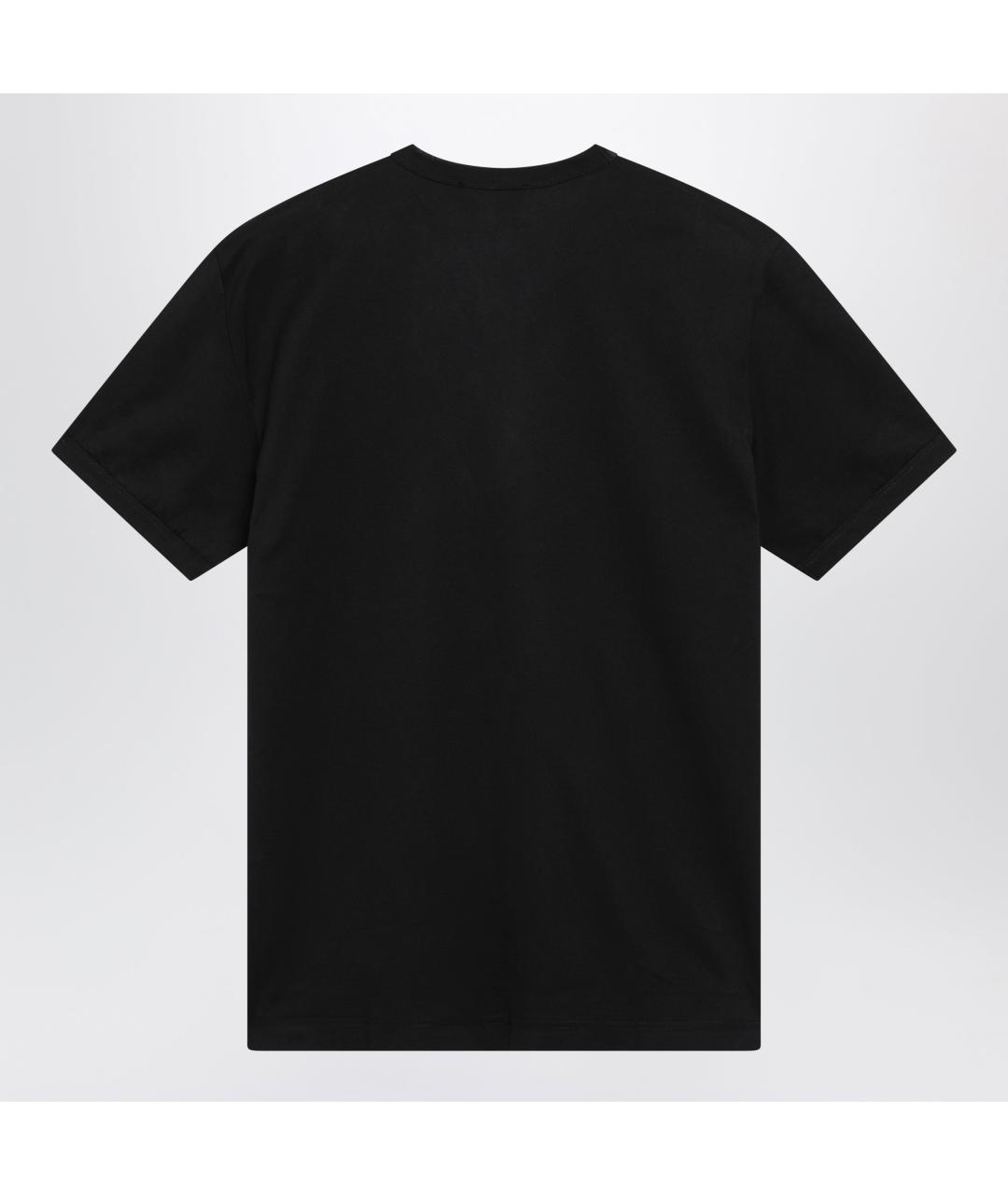 DOLCE&GABBANA Черная хлопковая футболка, фото 2