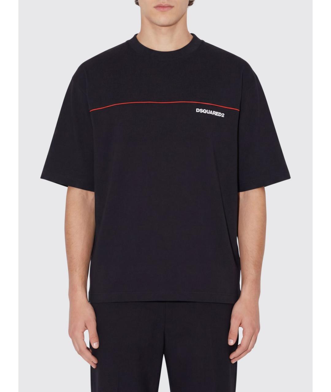 DSQUARED2 Черная футболка, фото 3