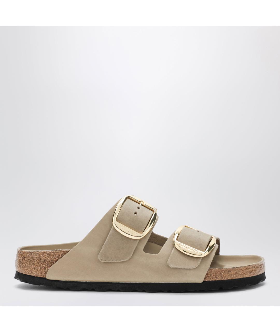 BIRKENSTOCK Коричневые кожаные сандалии, фото 3