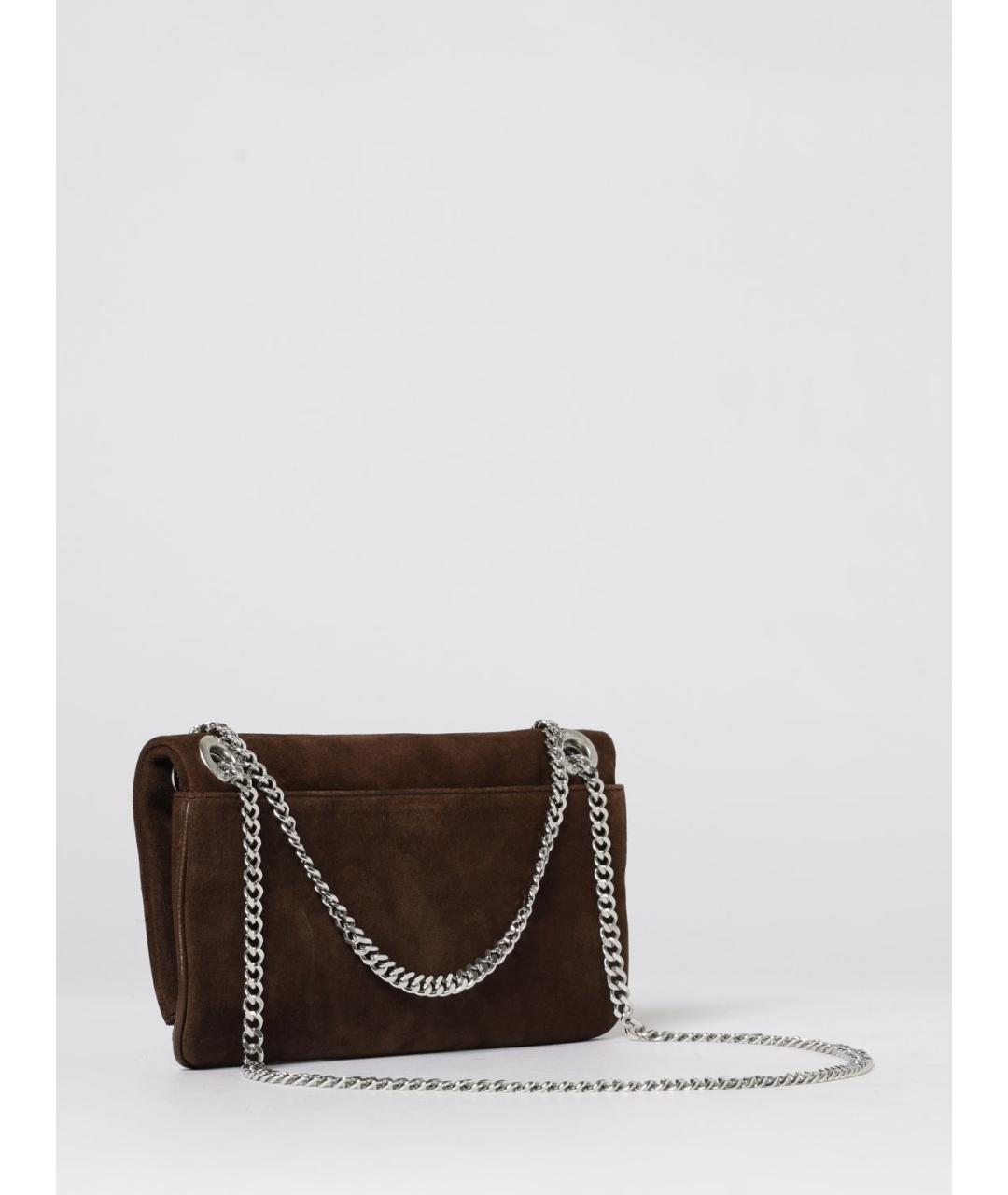 ZADIG & VOLTAIRE Коричневая замшевая сумка через плечо, фото 2