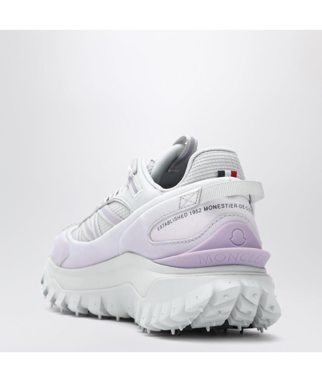 MONCLER Белые синтетические кроссовки, фото 2