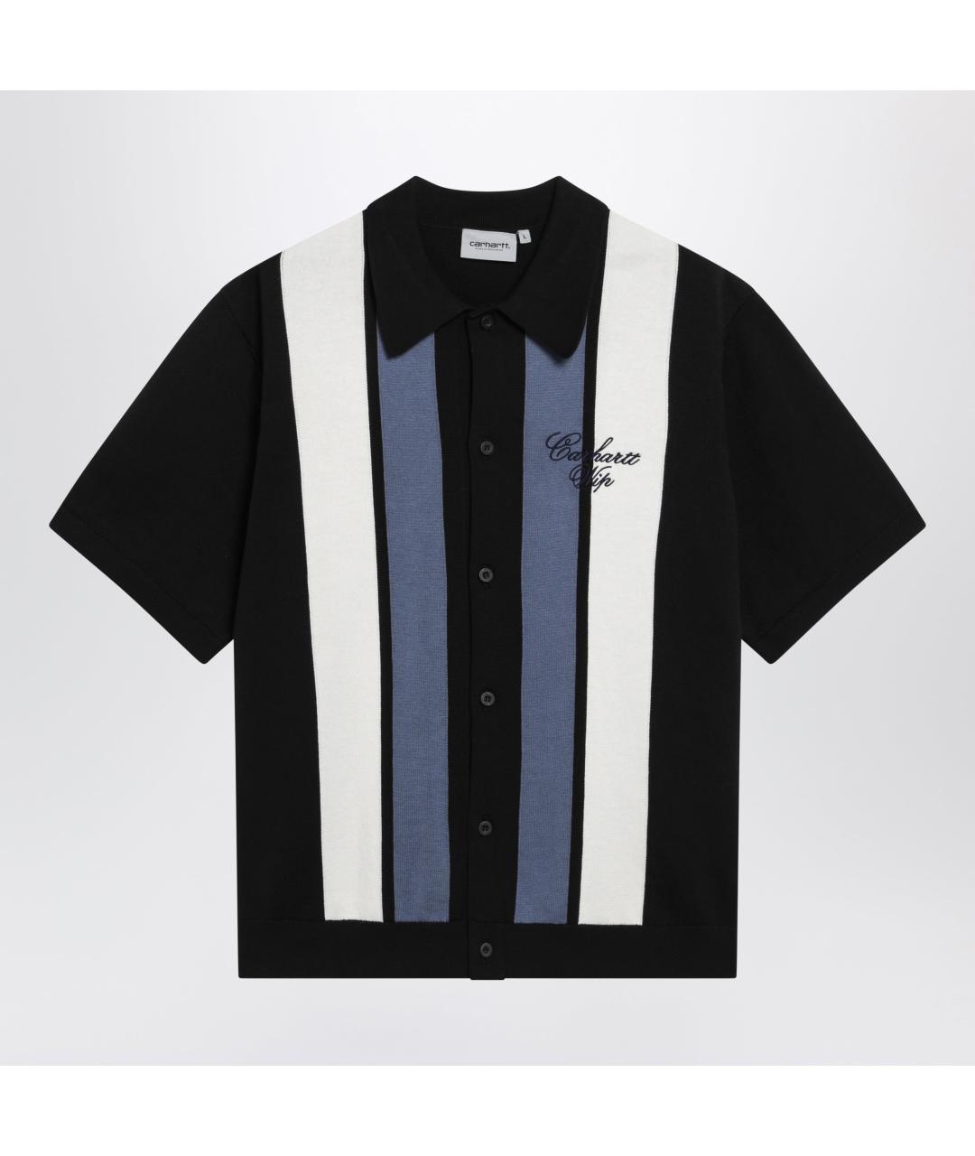 CARHARTT WIP Черная хлопковая кэжуал рубашка, фото 3