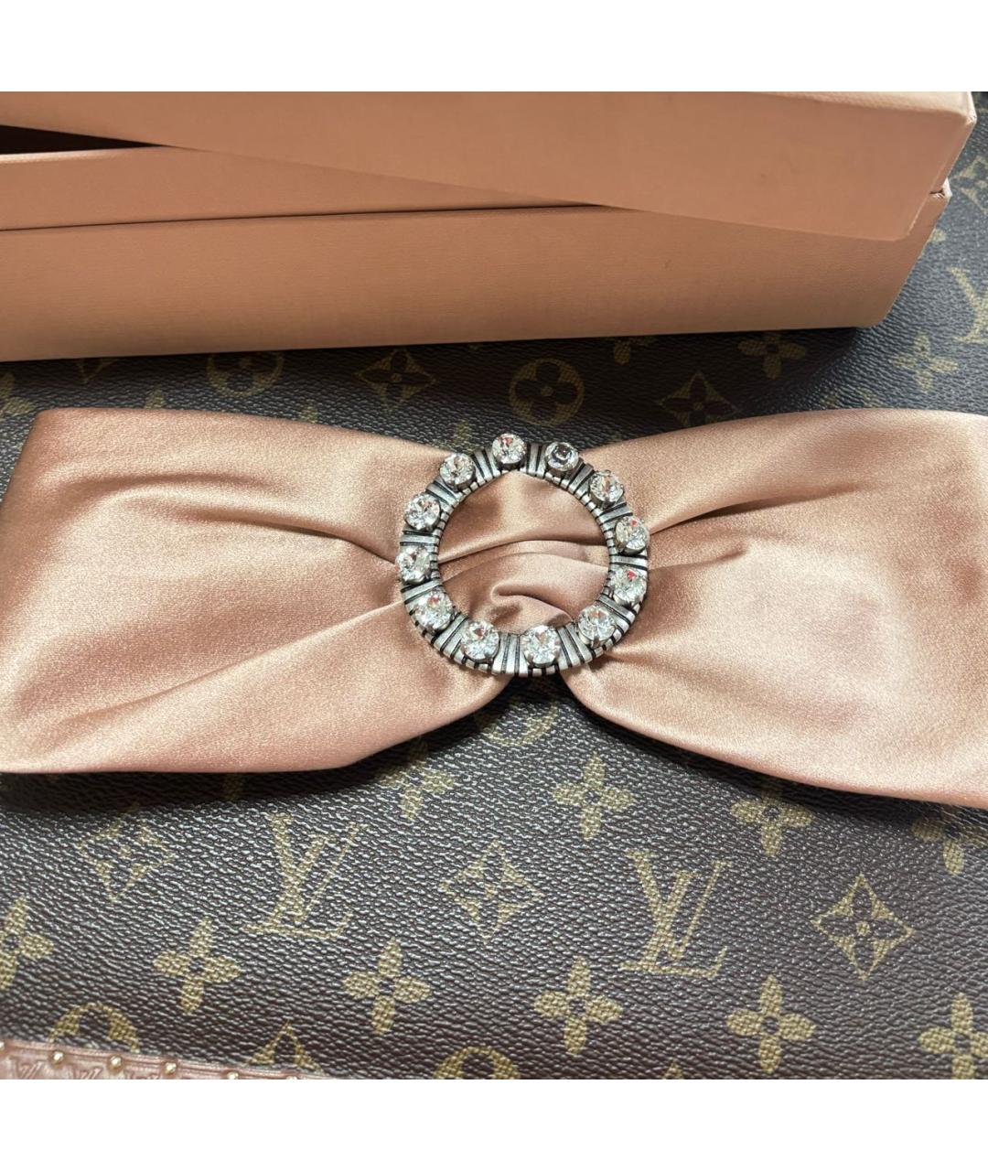 MIU MIU Бежевая повязка, фото 4