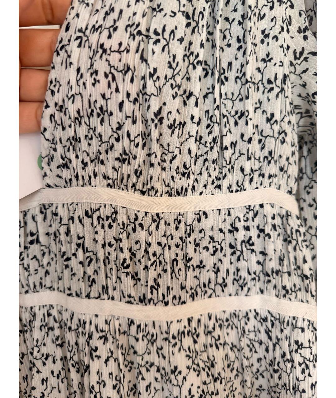 ULLA JOHNSON Мульти хлопковое повседневное платье, фото 4