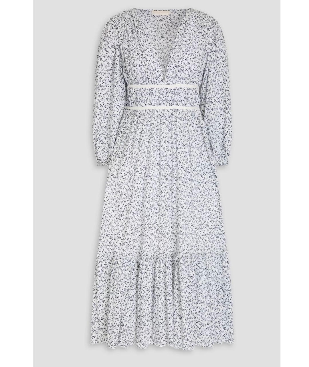 ULLA JOHNSON Мульти хлопковое повседневное платье, фото 9